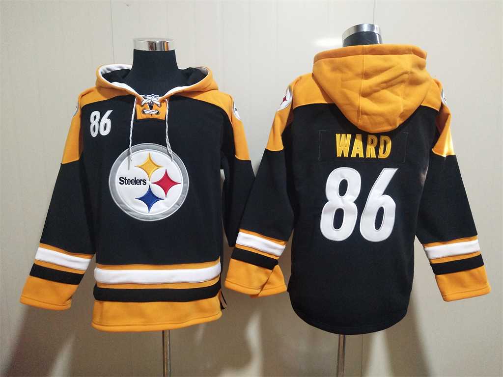 Steelers 86 Hines Ward Black All Stitched Sweatshirt Hoodie,We sell and wholesale Steelers 86 Hines Ward Black All Stitched Sweatshirt Hoodie on line form chian!